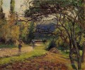 die kleine Brücke pontoise 1875 Camille Pissarro